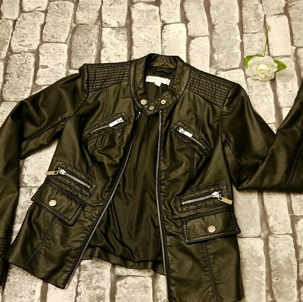 SALE!  New York & Company Leather Blazer