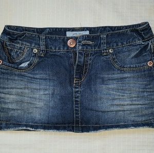 Aeropostale jean mini skirt