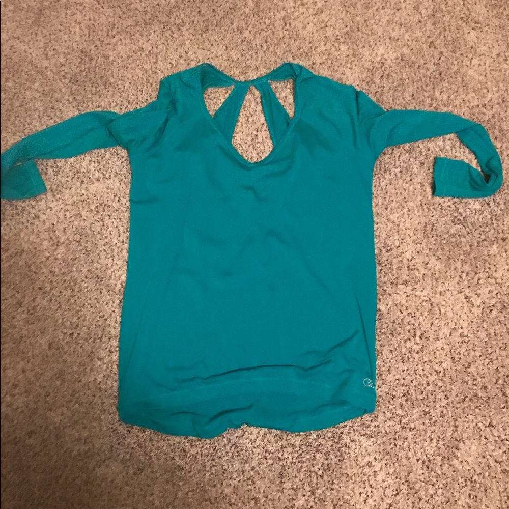 Turquoise blouse