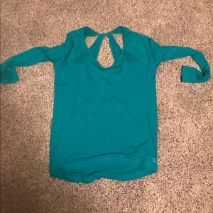 Turquoise blouse