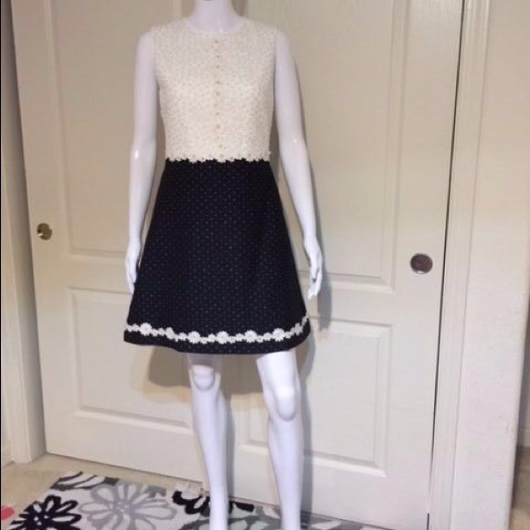 Ted Baker Olara daisy lace dress elegant A-line - Picture 4 of 4
