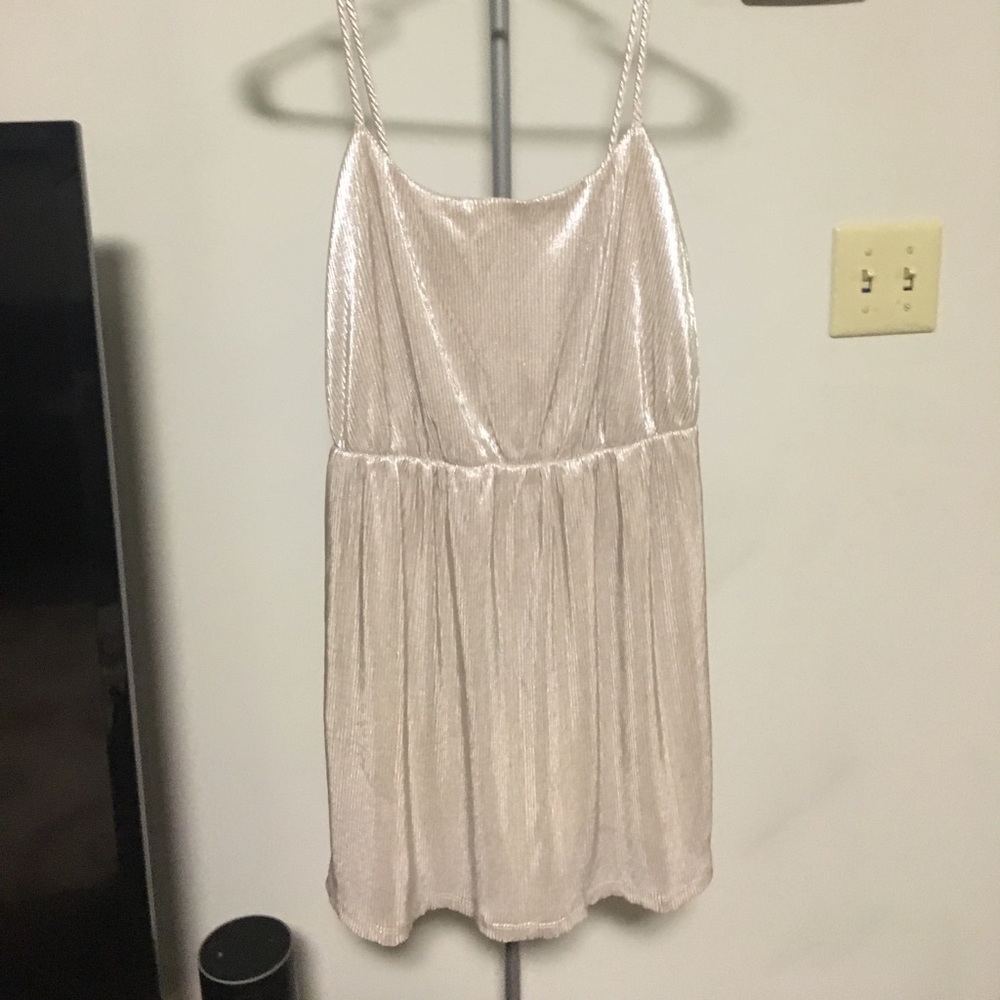 Metallic dress