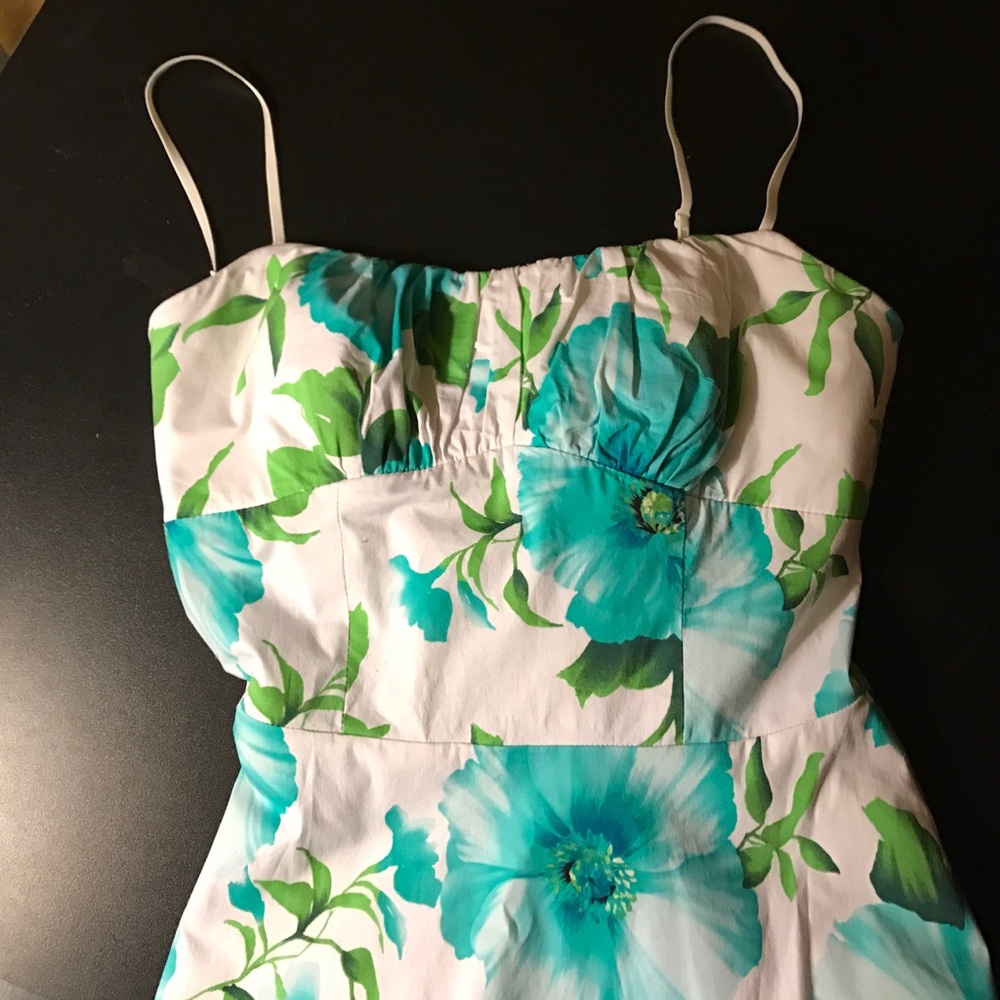 Ruby Rox Spaghetti Strapped Floral Dress - Picture 2 of 3