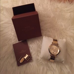 Rare gold coach band watch