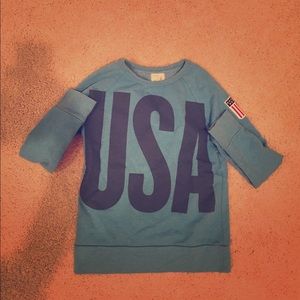 Blue USA sweater/sweatshirt