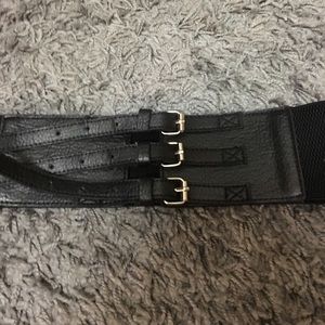 Black Elastic Stretchy Belt