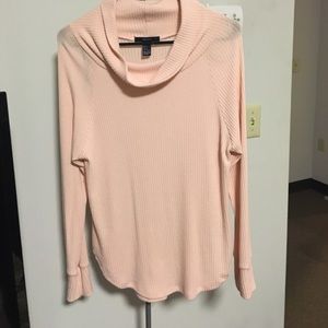 Cowl neck/off the shoulder sweater