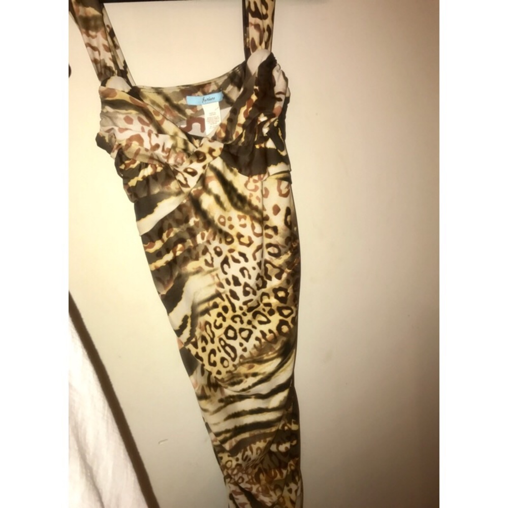 Cheetah print mixed with stripes
