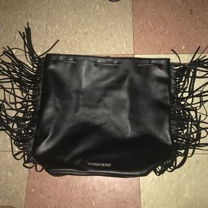 Black fringe backpack!! Perfect for summer!! NWOT