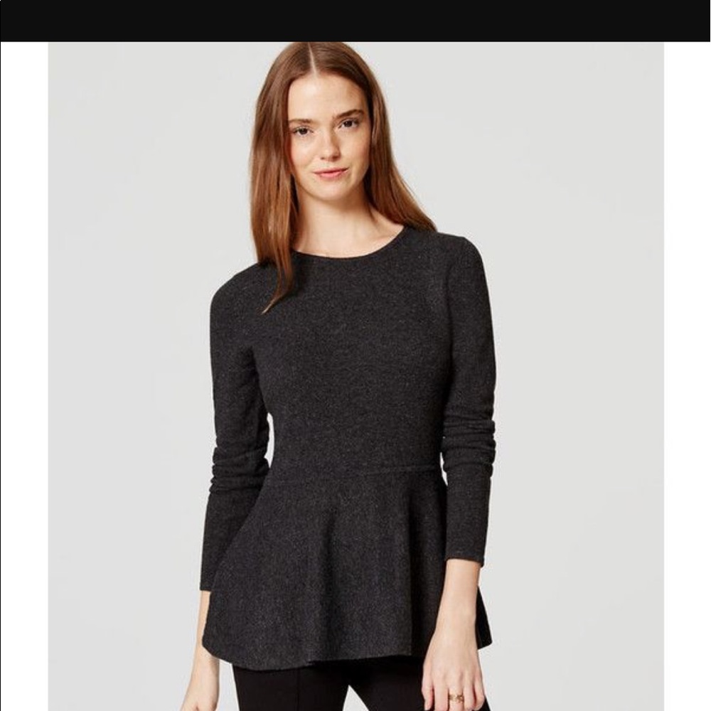 Peplum sweater