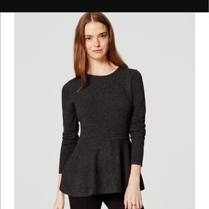 Peplum sweater