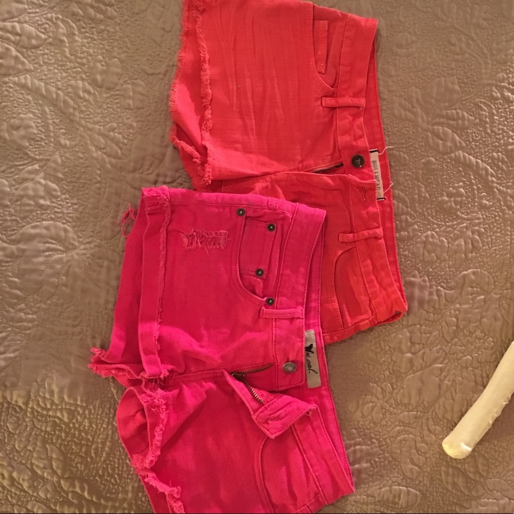 Pink shorts