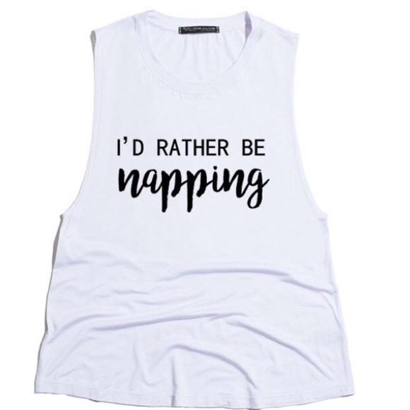 Urban Luxe Design Co. Tops - I'd Rather Be Napping Tank