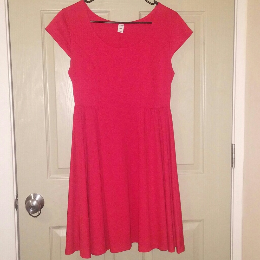 Red dress from Old Navy