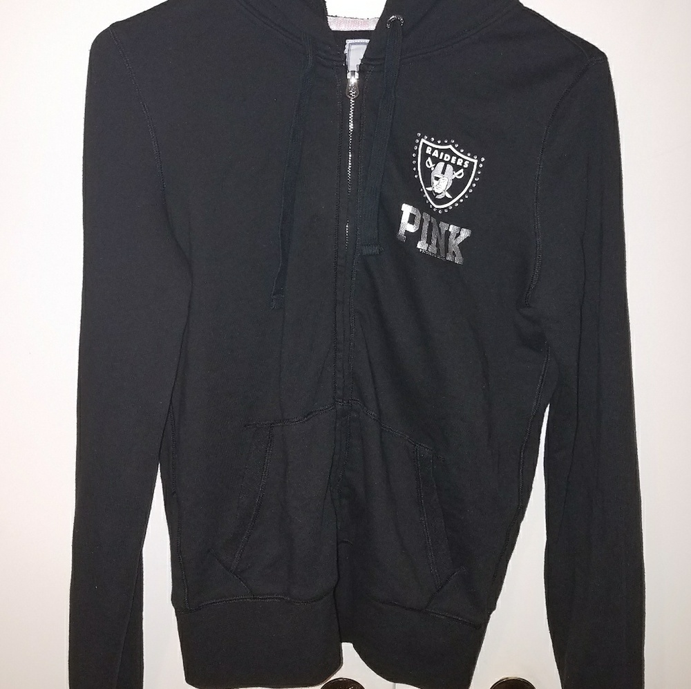 Victoria's Secrets NFL raiders jacket