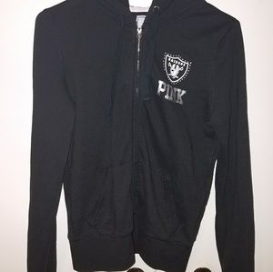 Victoria's Secrets NFL raiders jacket