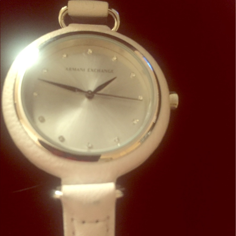 Leather watch