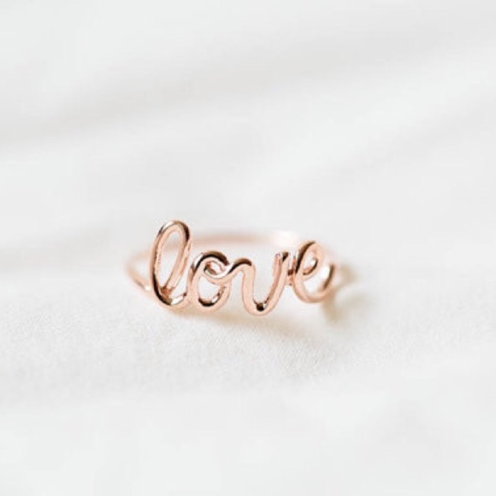 NEW Dainty LOVE Ring