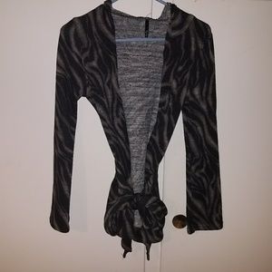 Shelly throw over hoody