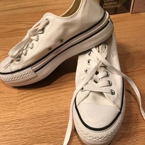 Converse platform shoes
