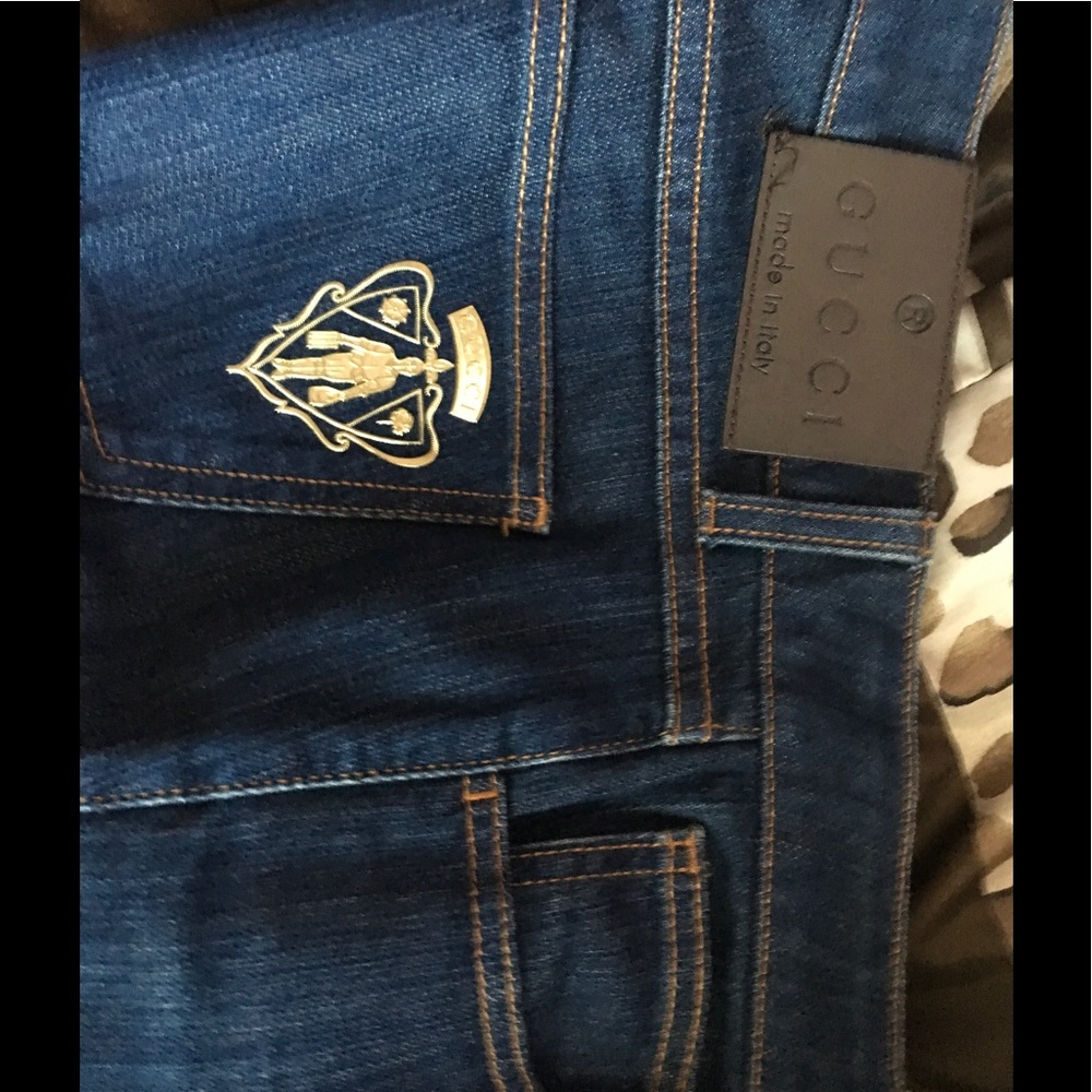 Classic denim Gucci jeans👠👜