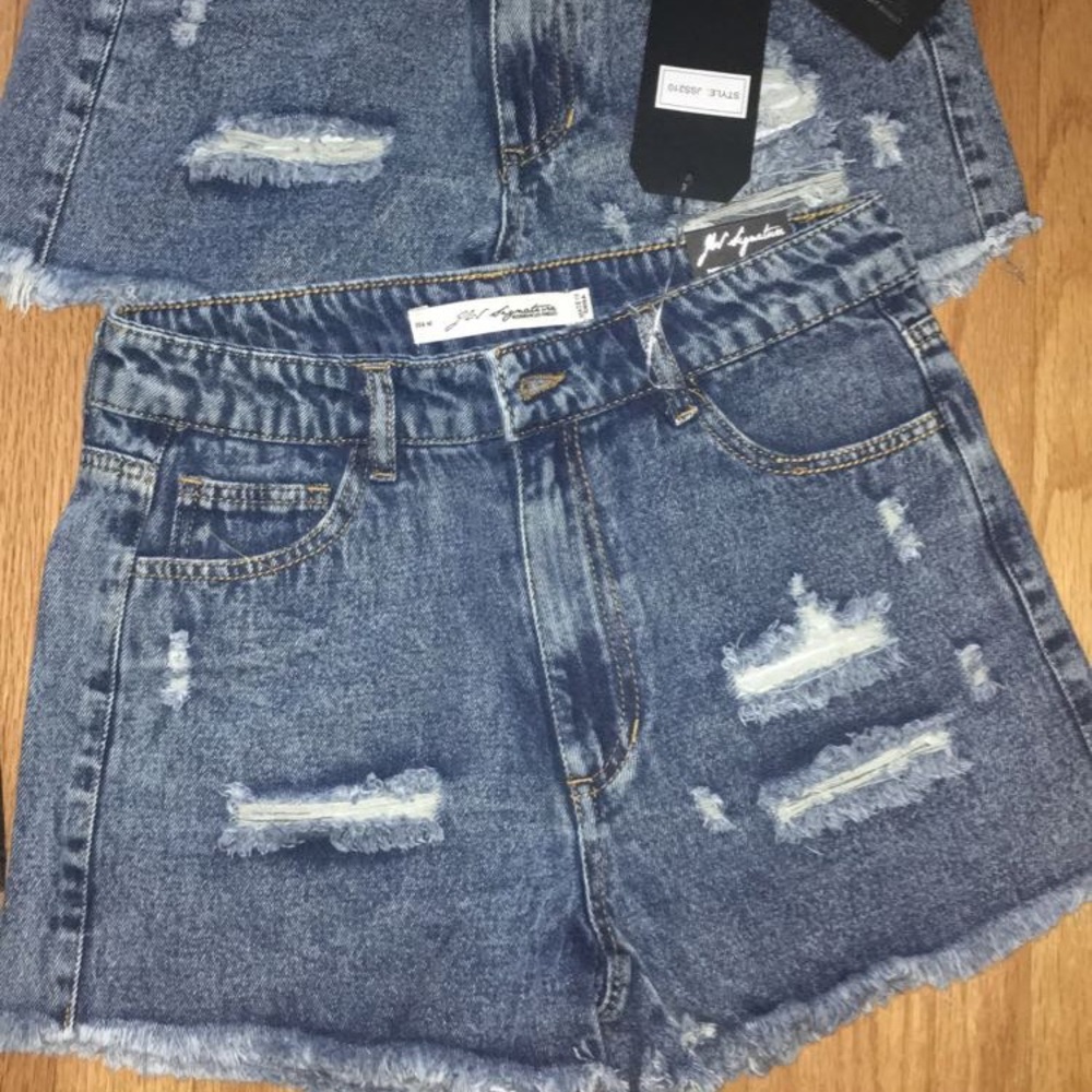 Denim Wash Shorts | - Picture 2 of 6