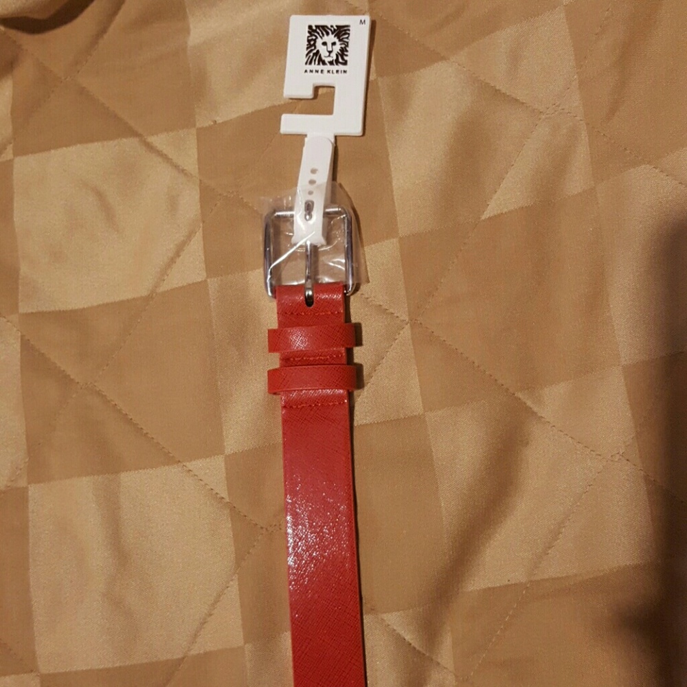 Anne Klein red belt