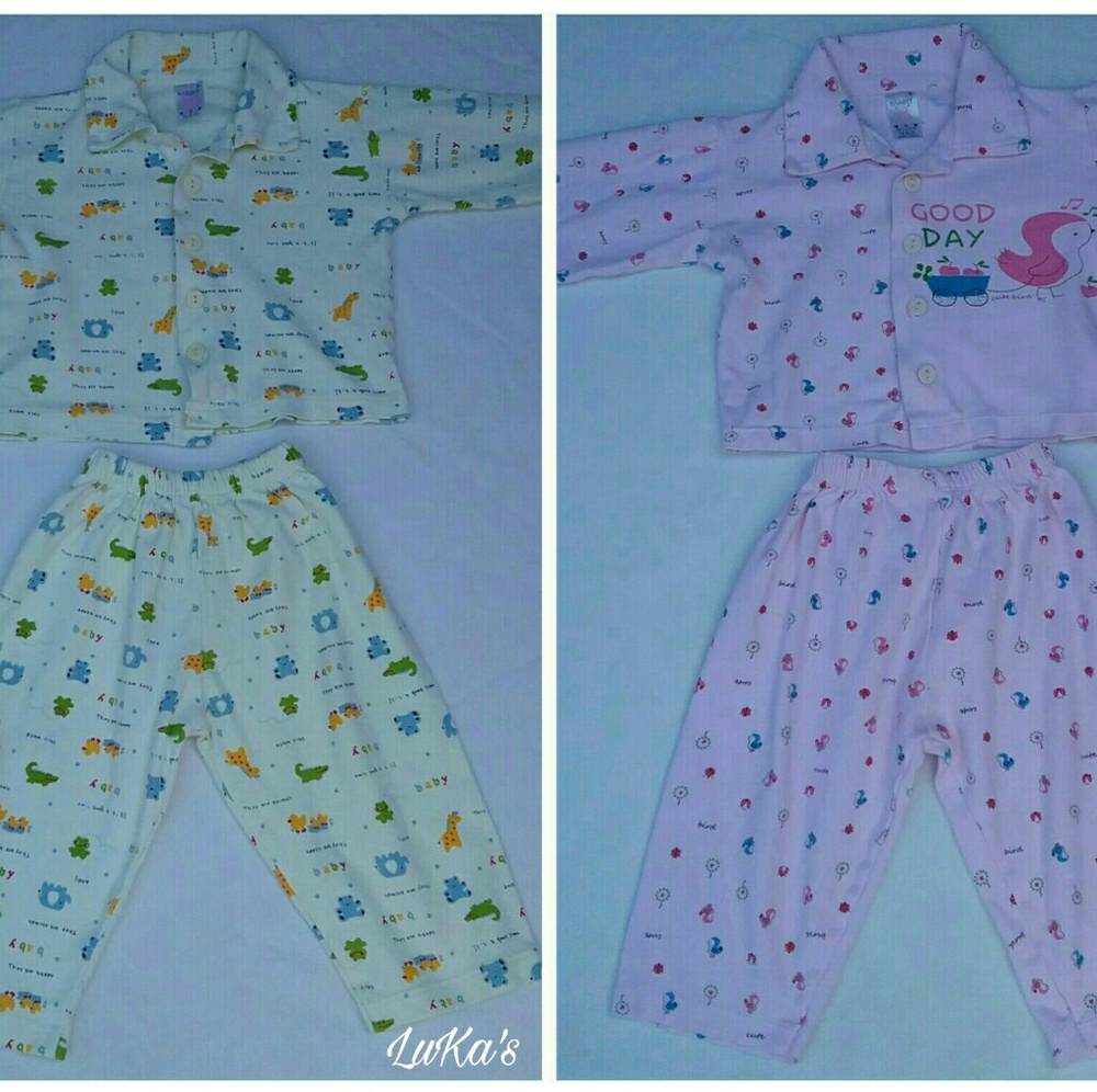 2 Set of pajamas- 100% Cotton
