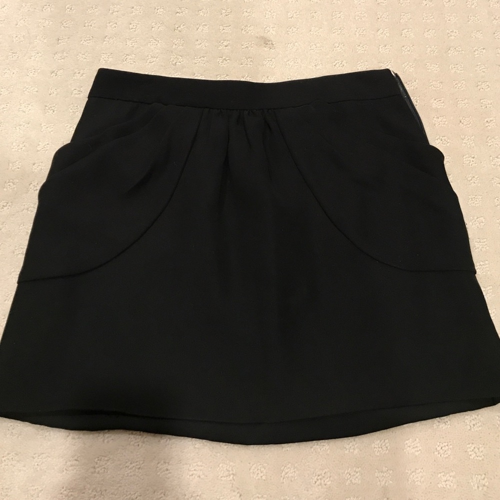 J. Crew black skirt with pockets