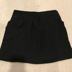 J. Crew black skirt with pockets