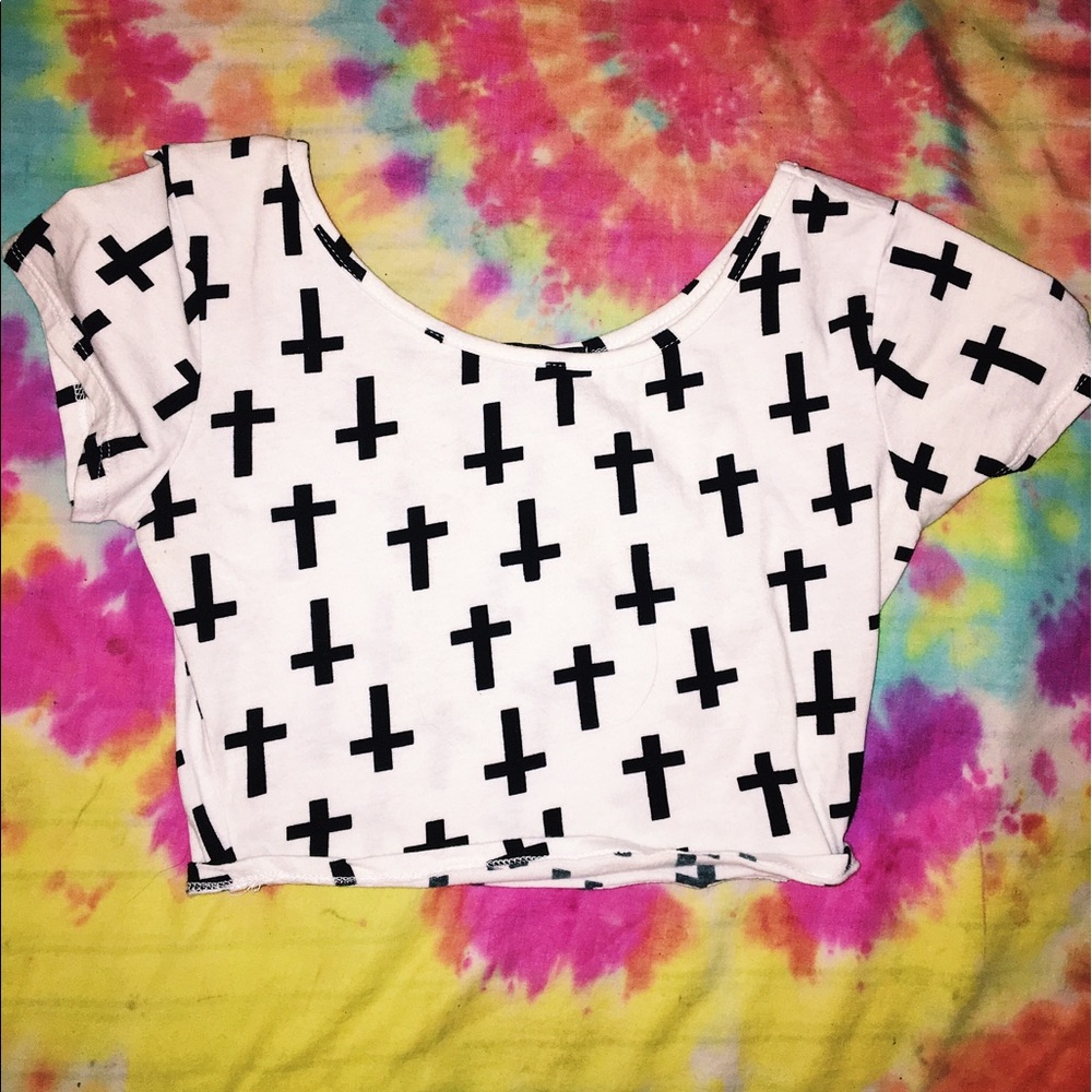 Nollie Cross Crop Top from Pacsun