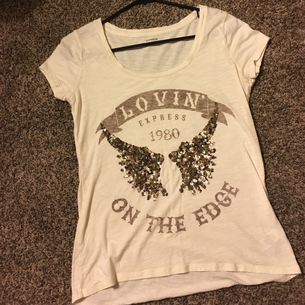 💄💄EXPRESS SEQUIN TOP... size S