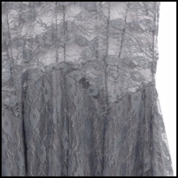 Boho Asymmetrical Lace Midi - Picture 4 of 8