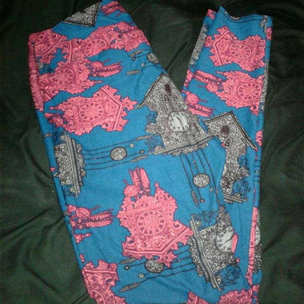 OS lularoe cuckoo clock leggings