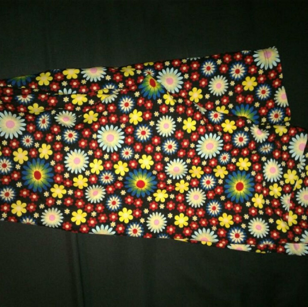 OS floral lularoe leggings