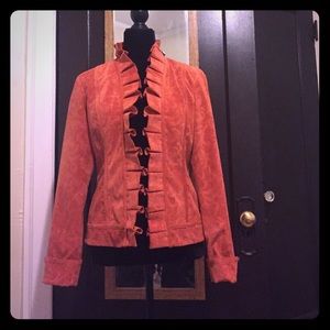 Pleated blazer
