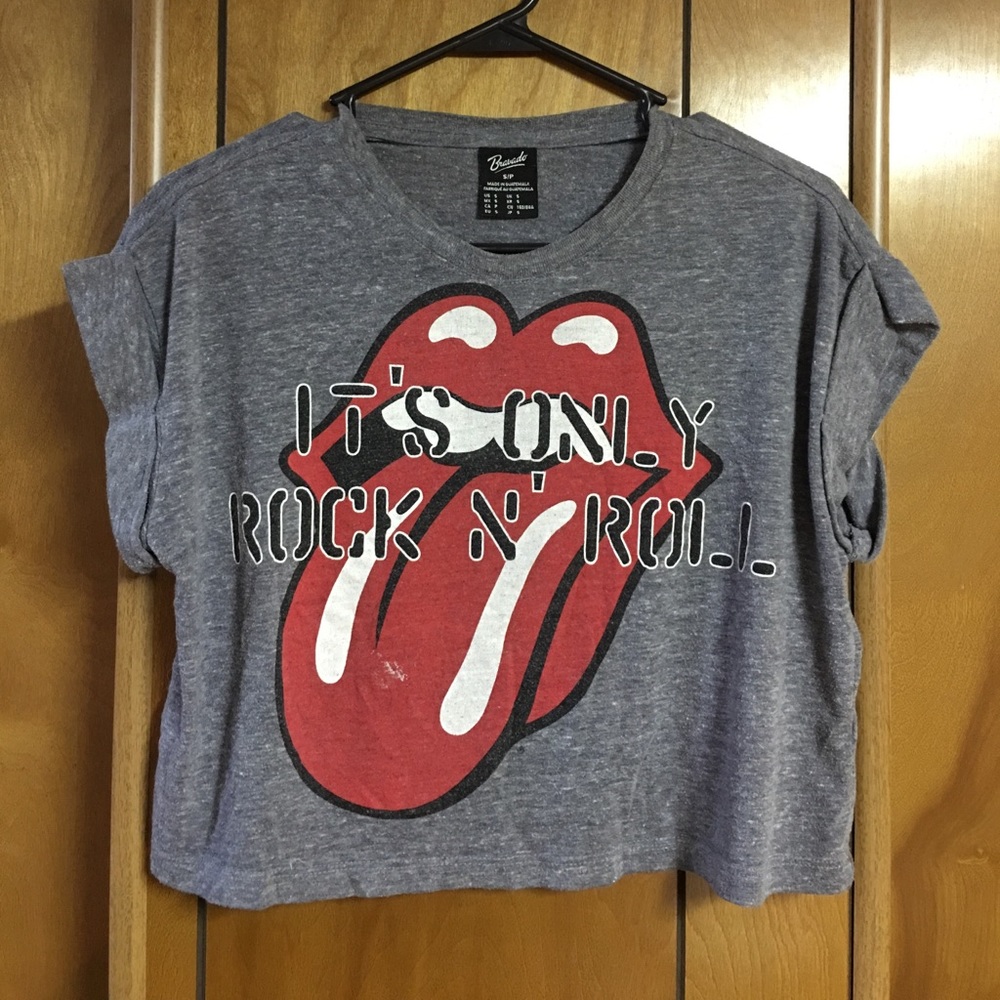 Rolling Stones Crop Top