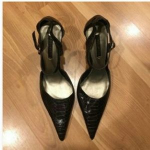 Nine West maryjane snake skin size 7 M