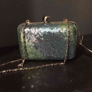 Iridescent Shimmer Special Occasion Handbag Clutch