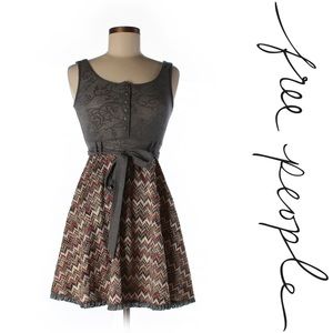 ✨HOST PICK✨ Free People Chevron Sun Dress