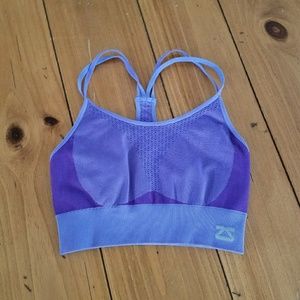 NWOT  Purple Zensah Super Sports Bralette