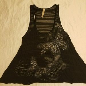 Flowy Butterfly tank top