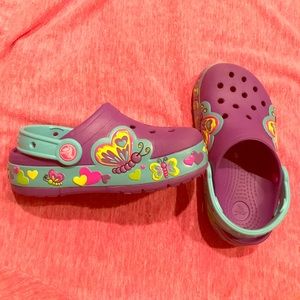 Adorable girls Crocs