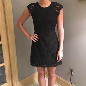 Open back lace dress