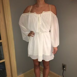 Bohemian white dress