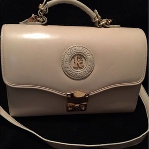 Vintage cream Rosenio Splendid handbag