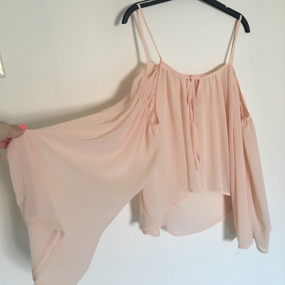 Tops - Sheer Off shoulder top. Offer/bundle!