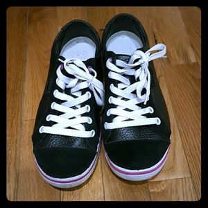 Crocs lace up sneakers