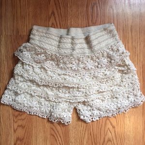 Brandy Melville Lace shorts