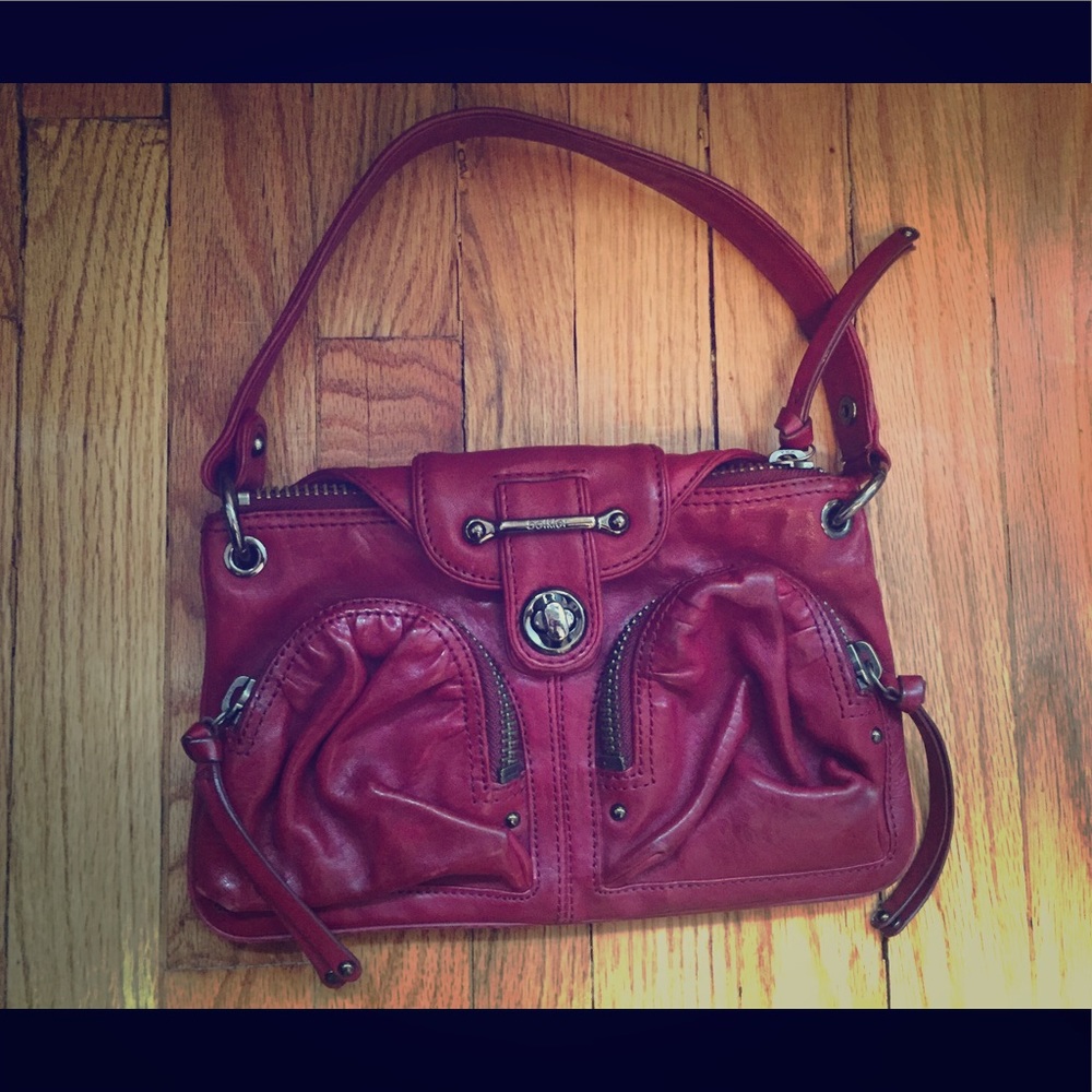 Botkier Red Leather Clutch